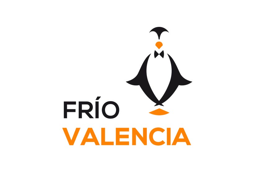 Identitat corporativa Frío Valencia. Disseny de marca, naming, aplicacions de papereria, retolació i web. Gisela Almerich comunicació gràfica 2016.