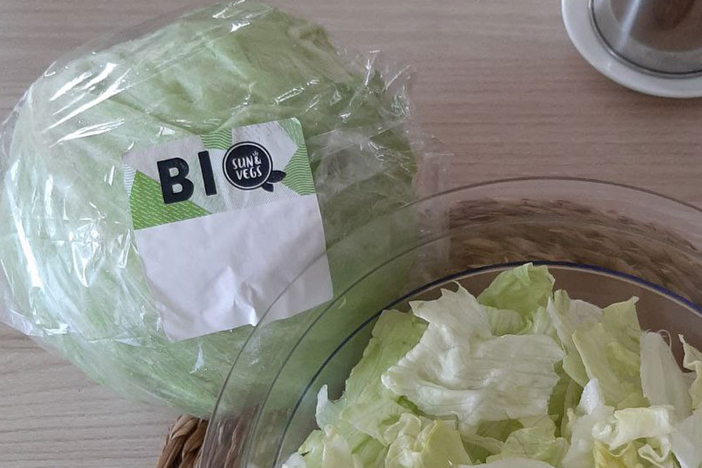 Disseny gràfic d'etiquetage, enganxines per a productes hortícoles de la marca de productes alimentarias Sun&Vegs. Gisela Almerich comunicació gràfica