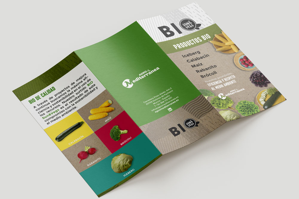 Disseny gràfic tríptic publicitat full volant flyer. Gisela Almerich comunicació gràfica.