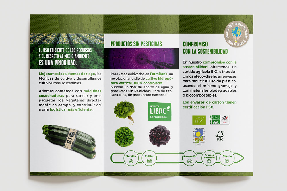 Disseny gràfic tríptic publicitat full volant flyer. Gisela Almerich comunicació gràfica.